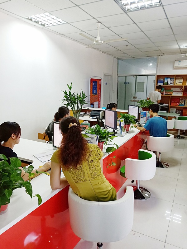 快印客加盟店内部场景